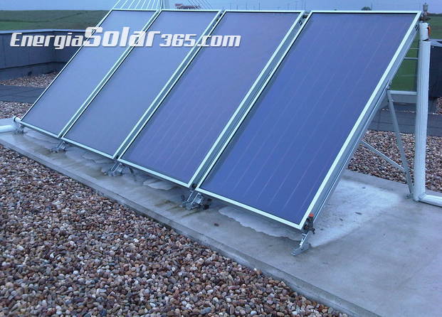 Instalación de energía solar térmica