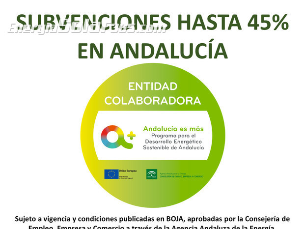 Subvenciones a las renovables en Andalucía