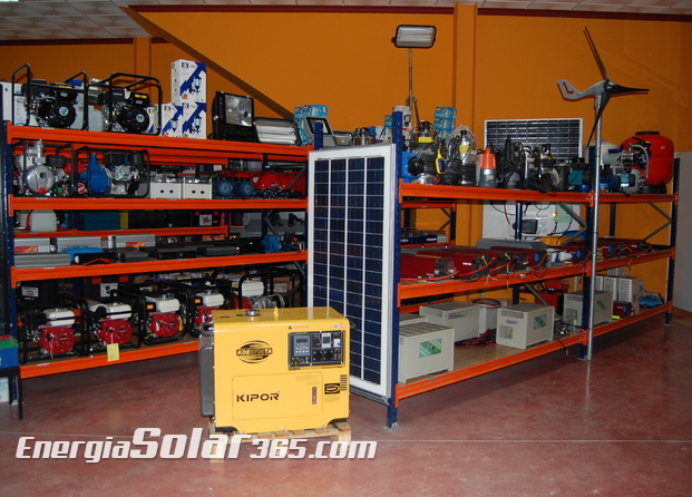 Exposición y almacén EPS Solar