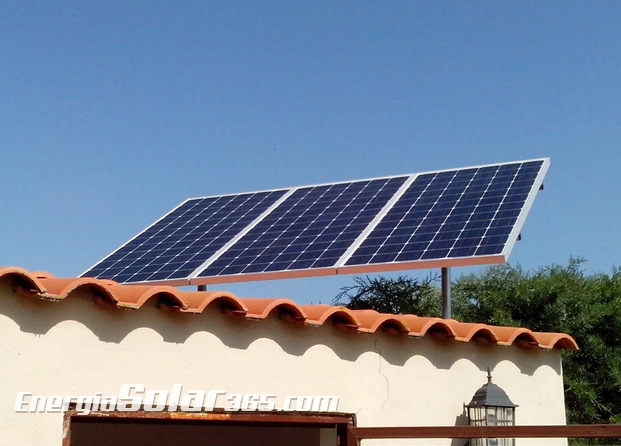 Módulos para instalación de depuradora solar LORENTZ 
