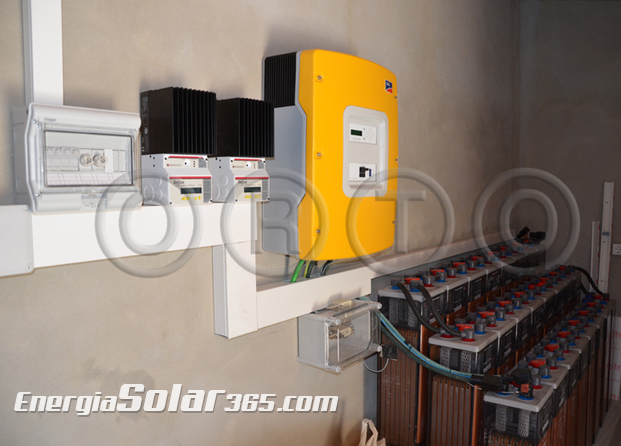 Fotovoltaica sala de baterías