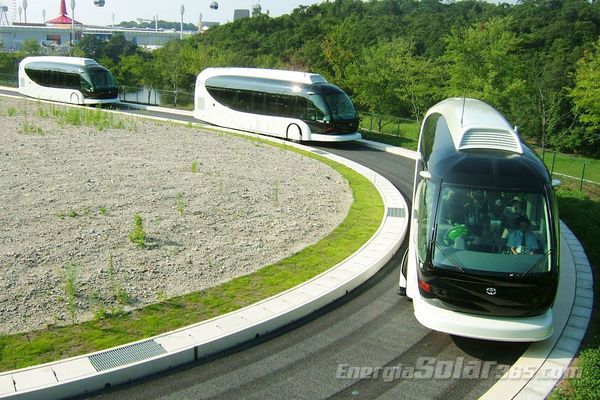 Se fabrican los primeros autobuses híbridos movidos por energía solar