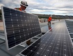 Energía solar, también con lluvia