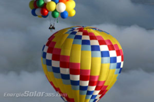 Globos para generar energía solar