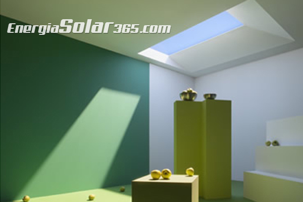 Ventanas artificiales que recrean cielos soleados