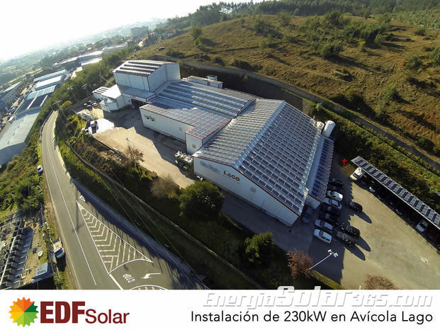 Instalación Solar Fotovoltaica de 230kW en Avícola Lago