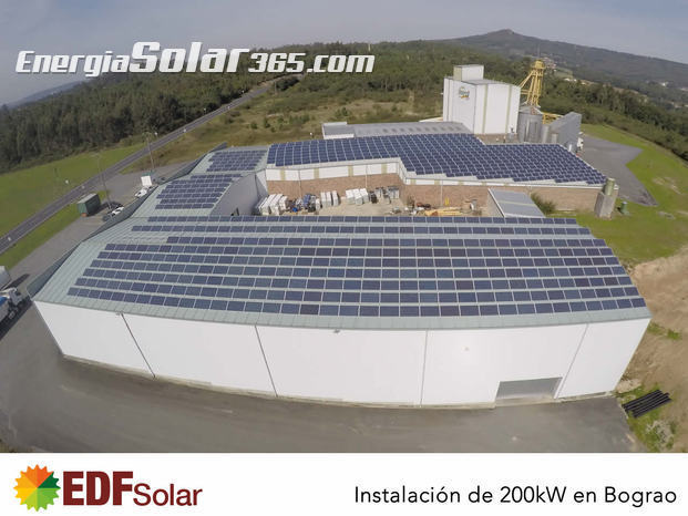 Instalación Solar Fotovoltaica de 200kW en Bograo