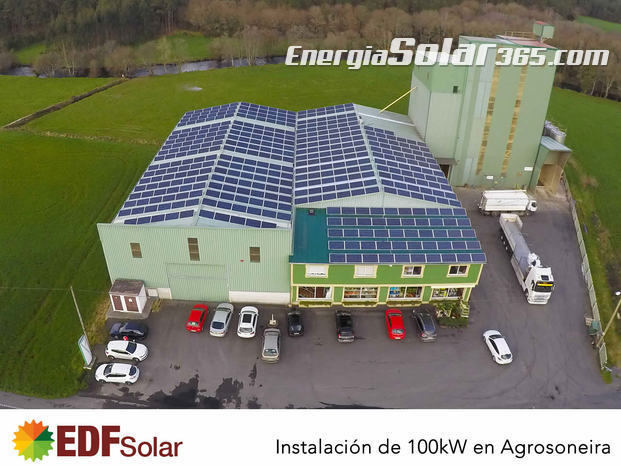 Instalación Solar Fotovoltaica de 100kW en Agrosoneira