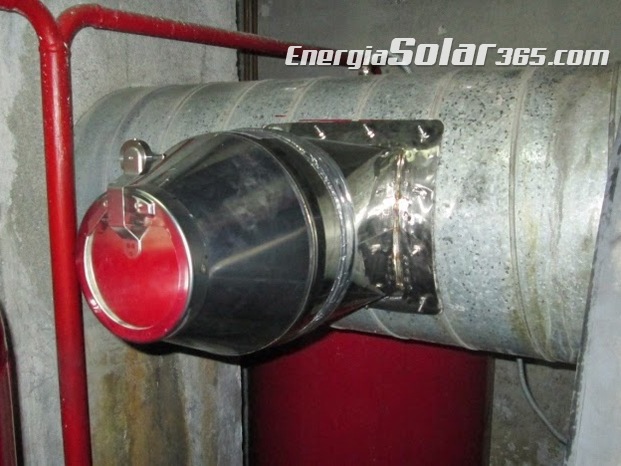 Estabilizador automático para chimenea.