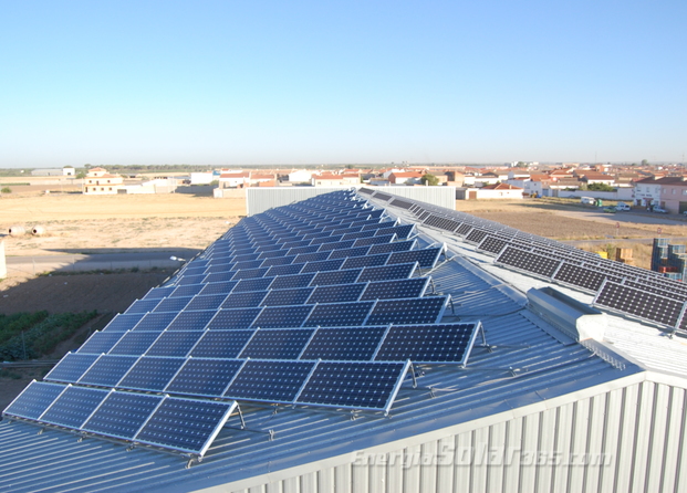 Tejado solar en Toledo