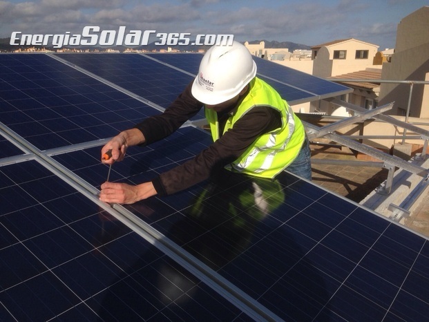 Instalación módulos solares