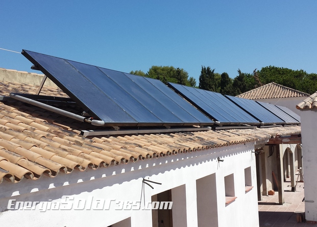 Energía solar térmica piscina