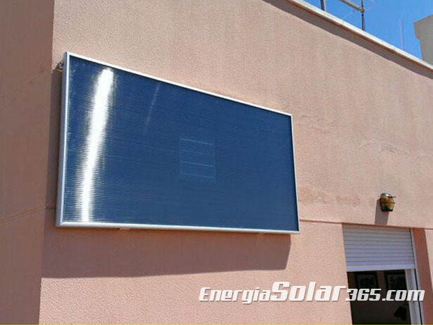 Calefacción aire caliente placas solares