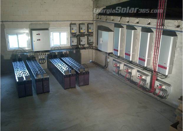 Instalación fotovoltaica hibrida