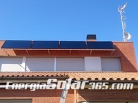 Instalación solar para producción de agua caliente y apoyo a calefacción