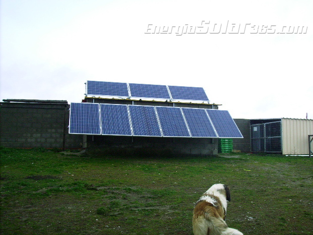Energía solar aislada