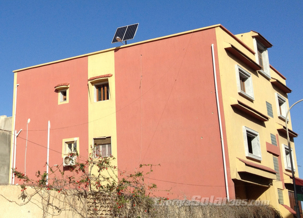 Instalación fotovoltaica para alumbrado