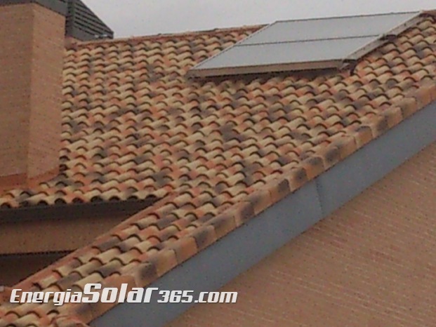 Placas solares para acs sistema drenaje