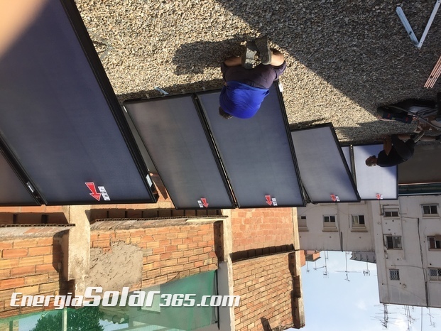 INSTALACION CAPTADORES SOLARES