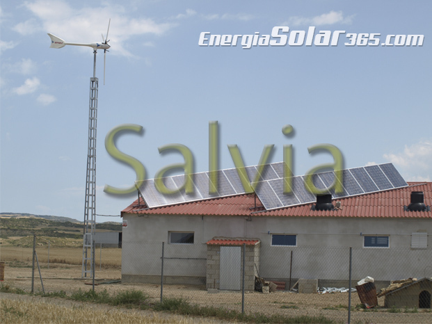 Instalación de placas en granja cerdos