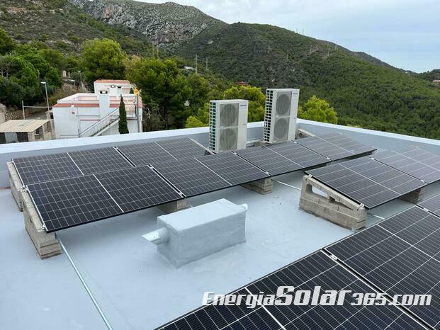 Aerotermia y solar fotovoltaica