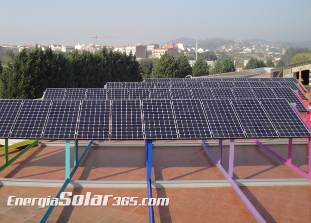 Sistema de energía solar fotovoltaica en la Universidad de Vigo