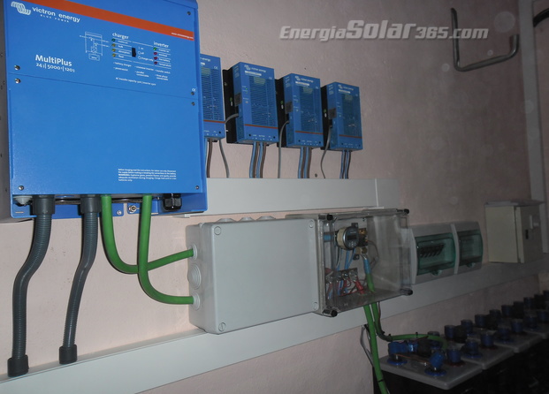 Instalación Fotovoltaica para autoconsumo (aislada de red) de 3,36 Kwp
