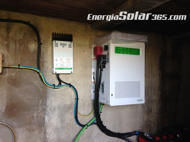 Instalación Aislada de 3kW con equipos Schenider