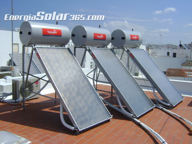 Equipos solares termosifónicos Chromagen.